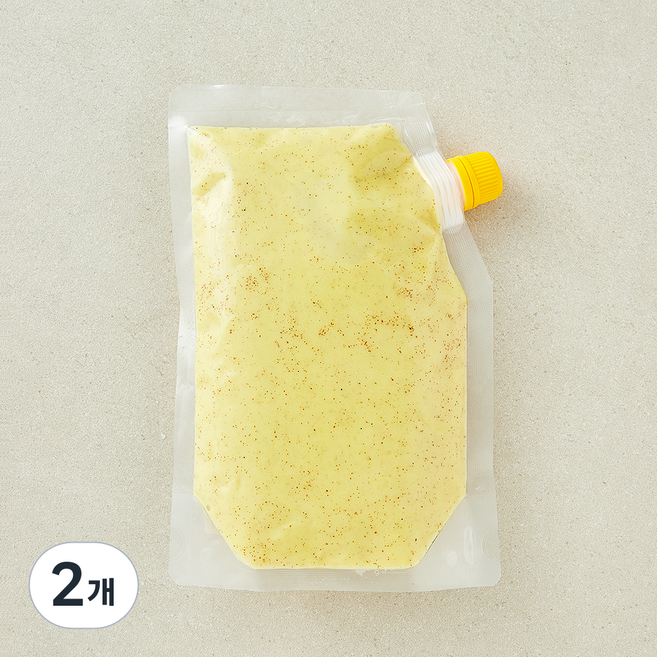 저당 허니머스타드 소스, 500g, 2개