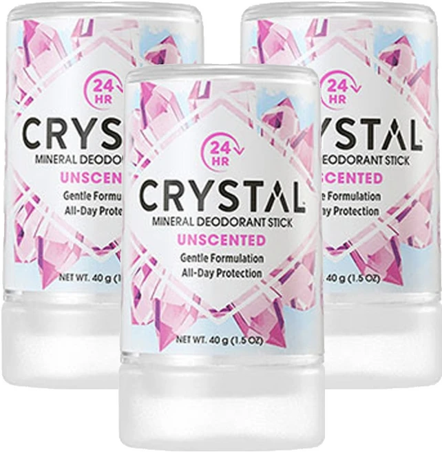 크리스탈 미네랄 데오드란트 미니스틱, 40g, 3개 - 쿠팡