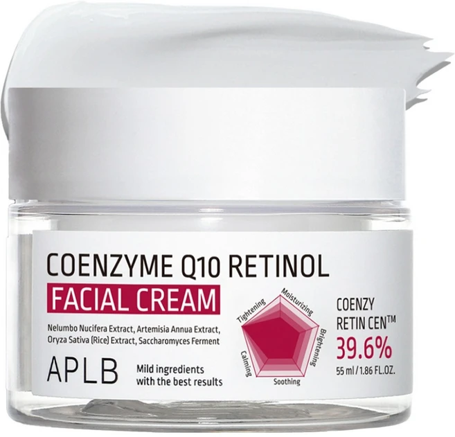 APLB 코엔자임Q10 레티놀 페이셜 크림, 55ml, 1개 - 쿠팡