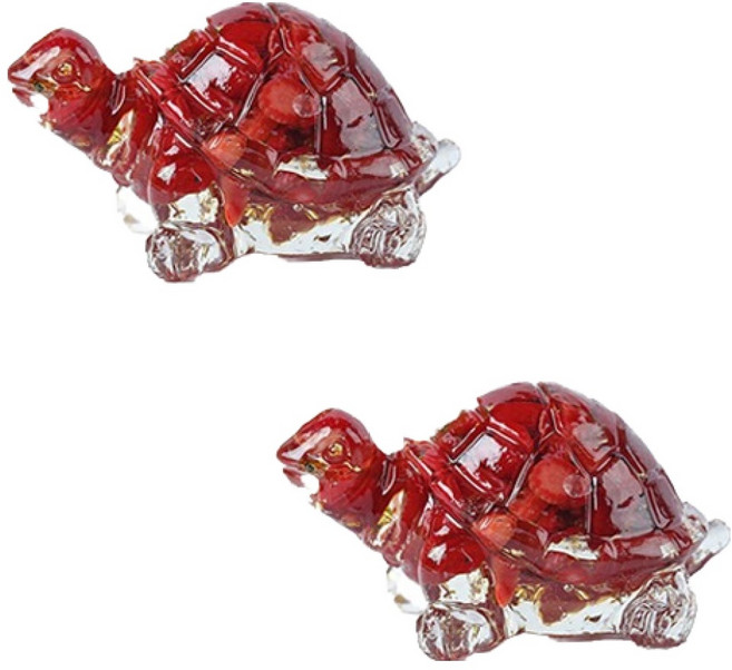 홈플로우 신년 장수기원 원석 느낌 거북이 장식 피규어 2p, 14