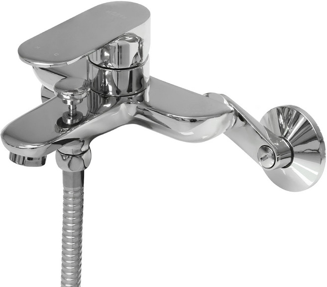 Haatz 現代淋浴浴缸水龍頭 鉻色 SO-600, 1個