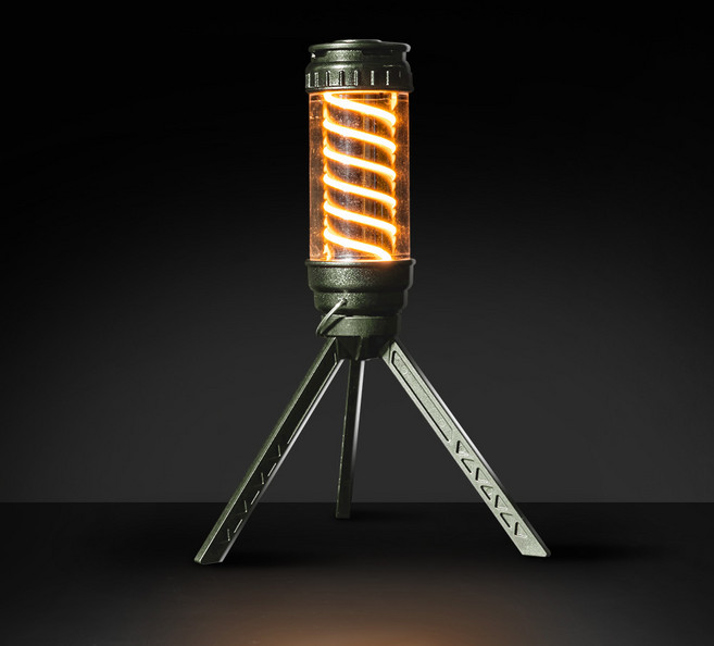 로티캠프 쉐이드 감성 캠핑 랜턴, 카키, 1개