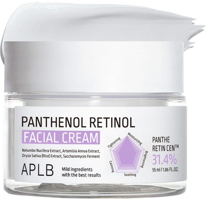 APLB 판테놀 레티놀 페이셜 크림, 55ml, 1개