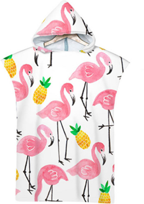 셀레네 후르츠 썸머 후드 비치타월 75 x 110 cm, A15, 1개