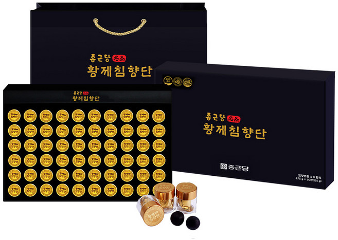 종근당 황제 침향단 + 쇼핑백, 225g, 1개