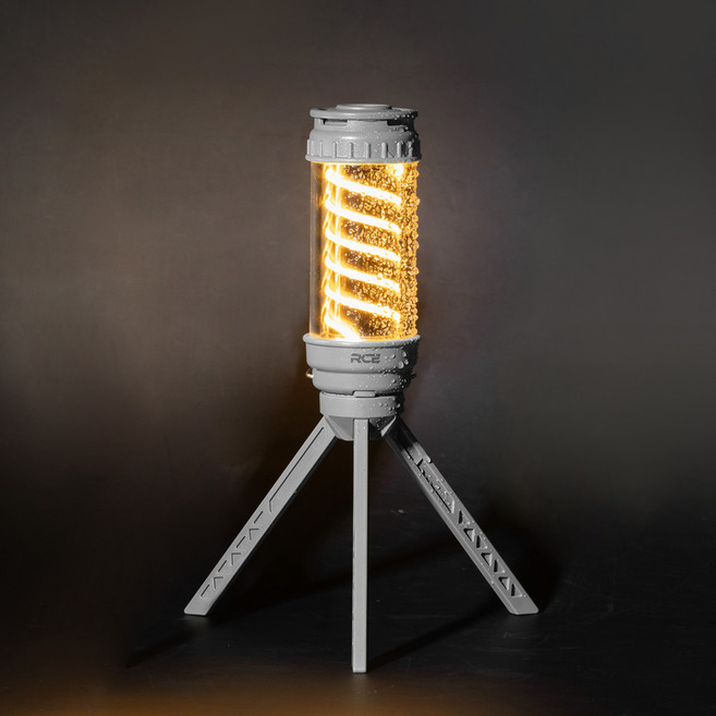 로티캠프 쉐이드 감성 캠핑 랜턴, 그레이, 1개