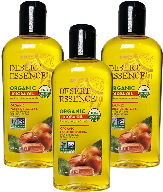 데저트에센스 오가닉 호호바오일, 118ml, 3개 - 쿠팡
