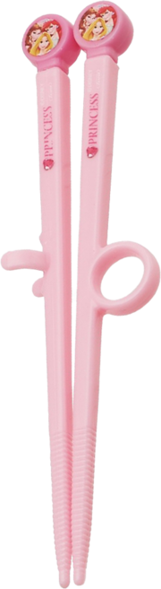Skater 兒童用學習筷 第一階段, 迪士尼公主 粉色, 1雙