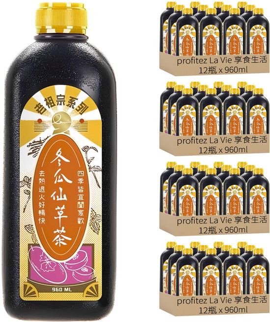 profitez La Vie 享食生活 老祖宗冬瓜仙草茶, 960ml, 48瓶