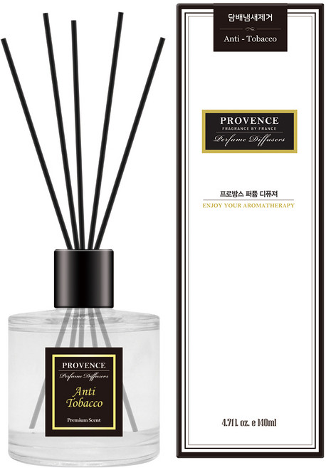 더허브샵 프로방스 퍼퓸 디퓨져, 담배냄새제거, 140ml, 1개