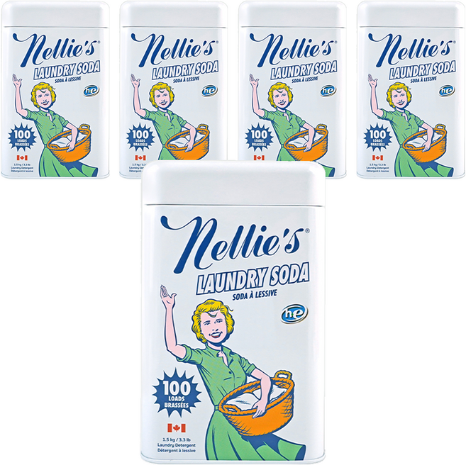 넬리 세탁세제, 1.5kg, 1개입, 5개