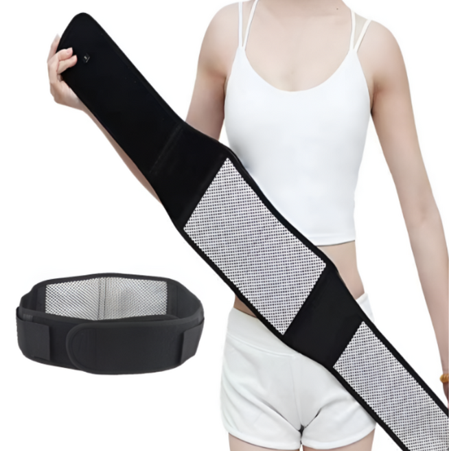 바디메딕 발열 허리보호대 블랙, 1개