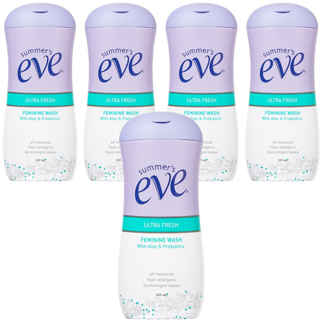 써머스이브 울트라 프레쉬 페미닌 워시 여성청결제, 237ml, 5개