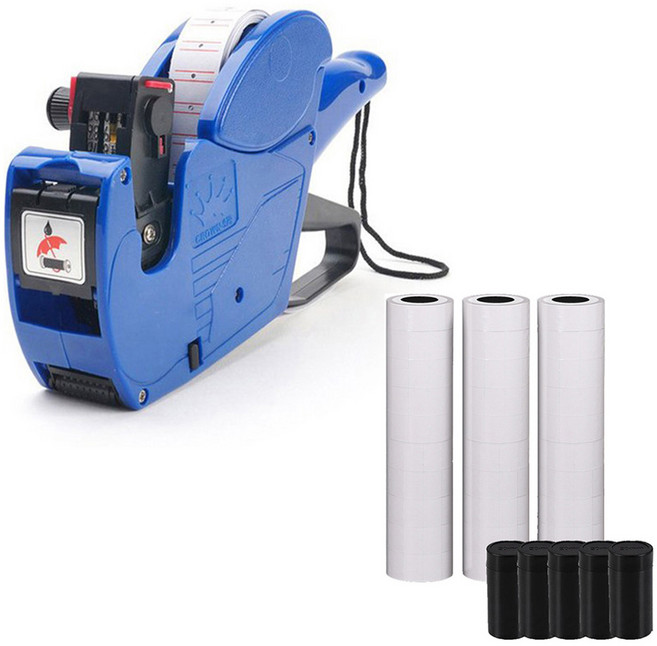 스카이트립 한글 8열 라벨기 + 무지용지3p + 잉크5p 세트, 랜덤 발송, 1세트