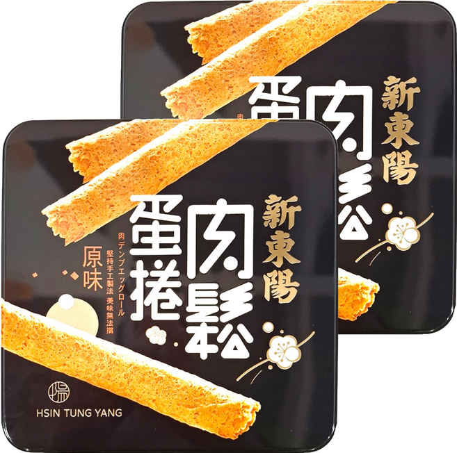 新東陽 精緻肉鬆蛋捲禮盒, 306g, 2盒