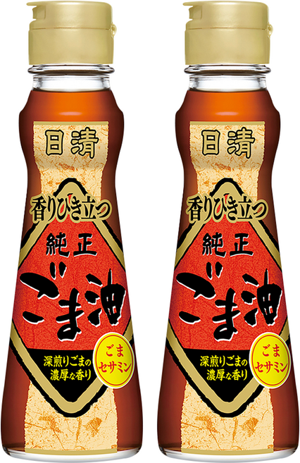 OilliO 濃香芝麻油, 141ml, 2瓶