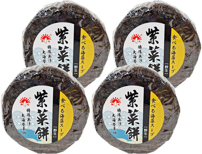 新光洋菜 紫菜餅, 100g, 4包