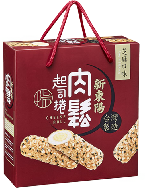 新東陽 肉鬆起司捲禮盒 芝麻口味 20包, 300g, 1盒
