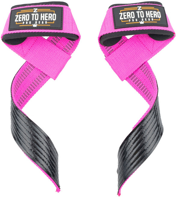 제로투히어로 논슬립 헬스스트랩, Type2PINK, 1세트