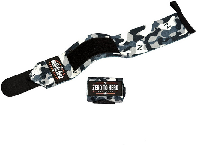 제로투히어로 카모 손목보호대 SIGNATURE 좌우세트, 1세트, 블랙 카모