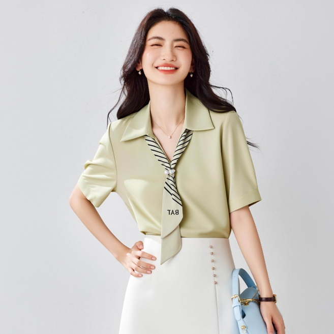 루나걸 여성용 토니라미 프렌치 블라우스 L26SMBL022018