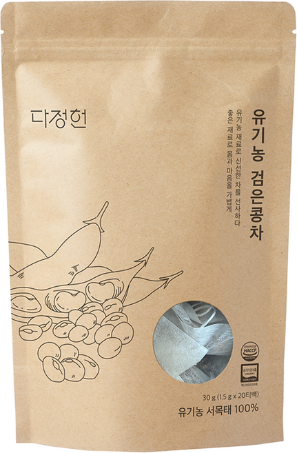 다정헌 검은콩차, 1.5g, 20개입, 1개