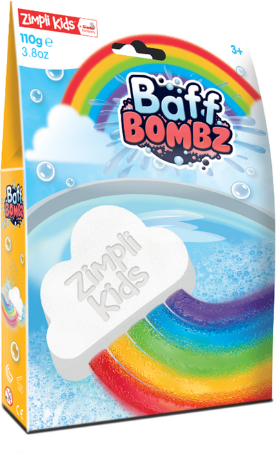 짐플리키즈 유아용 베스밤 레인보우 클라우드, 110g, 1개