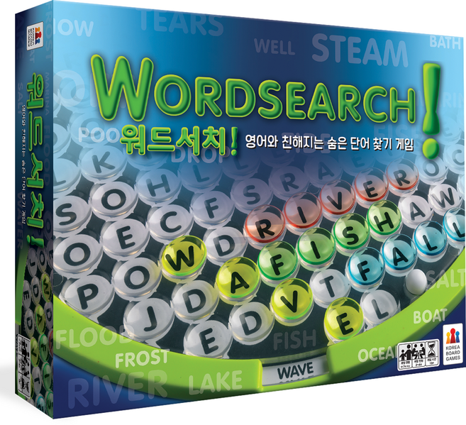 코리아보드게임즈 워드서치 순발력 게임, 혼합색상, 1개