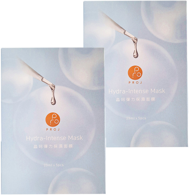 PROJ 晶珂 彈力保濕面膜, 5片, 2盒