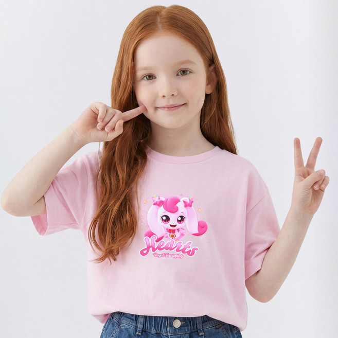 PremierFam 兒童款奇妙萌可簡約短袖T恤