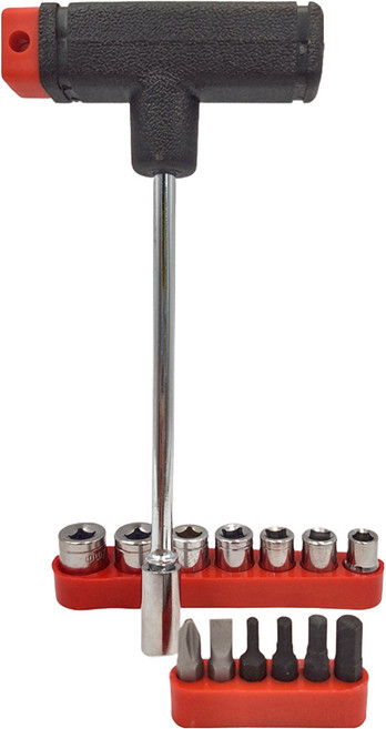 東久 T把套筒工具組 CF-5011, T把 + 套筒7個 + BIT6個, 1組