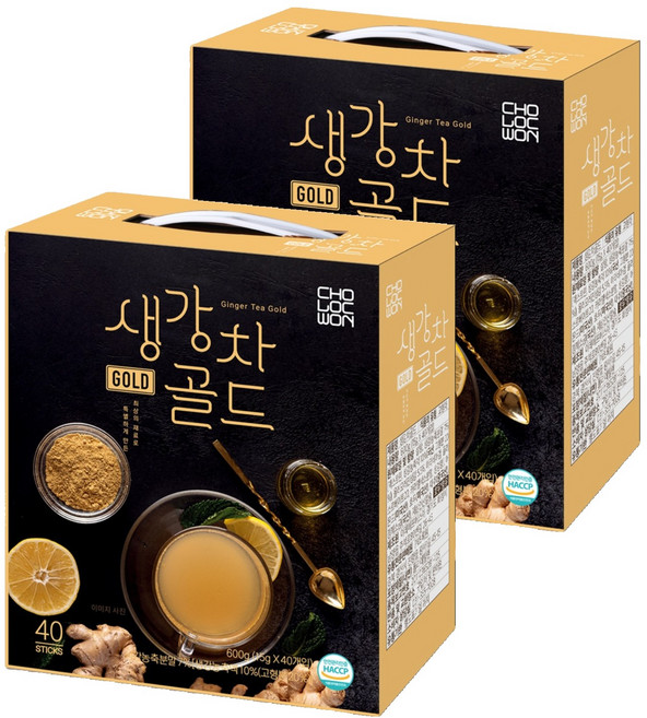 초록원 생강차골드, 15g, 40개입, 2개