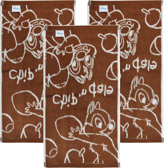 LIFE 來福牌 迪士尼洗臉巾, 採果奇奇蒂蒂, 1條