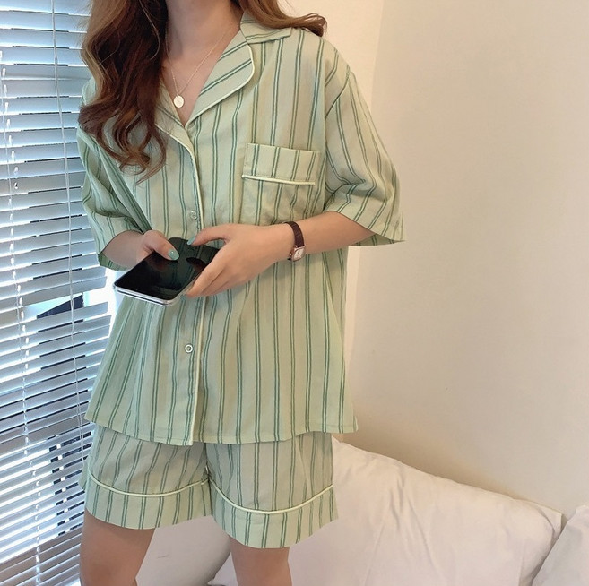 씨오브비 여성용 냉감 빅사이즈 여름 잠옷 상하의 세트