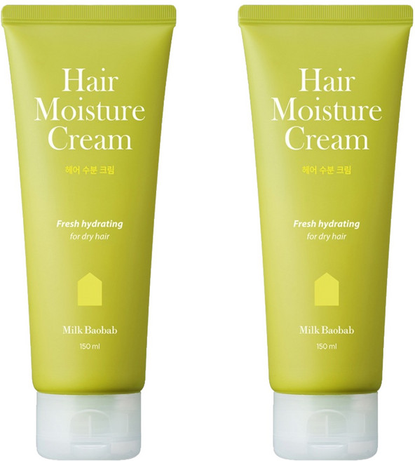 밀크바오밥 헤어 수분 크림, 150ml, 2개