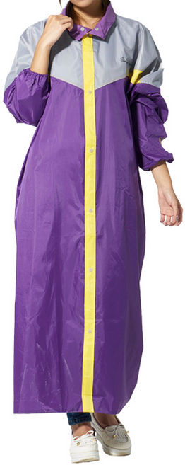 Twin Dragon 雙龍牌 爵色耐磨前開雨衣