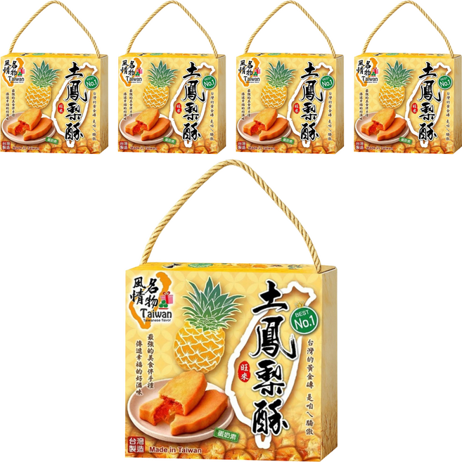 風情名物 土鳳梨酥, 245g, 5盒