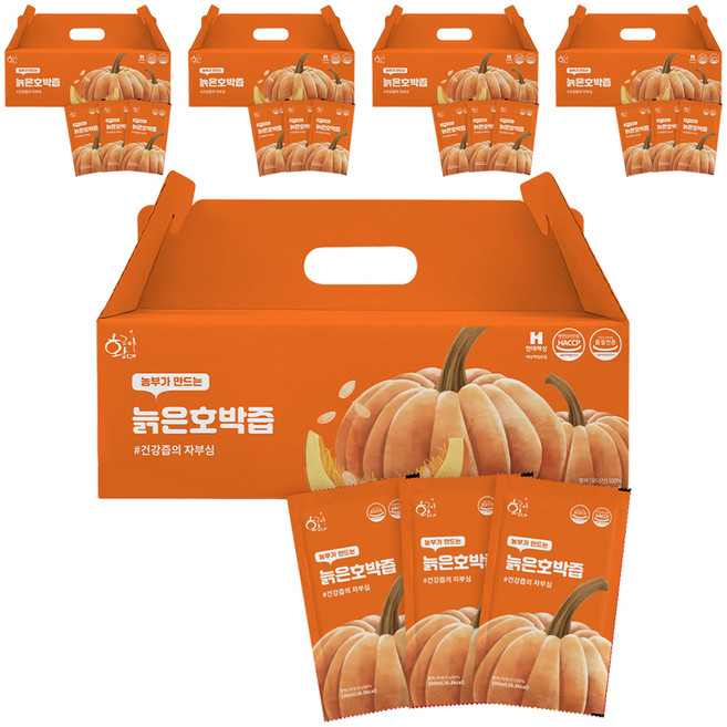 황금이네 늙은호박즙, 100ml, 150개