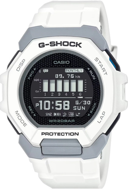 CASIO 卡西歐 G-SHOCK 藍芽多功能記步防震電子錶 GBD-300-7