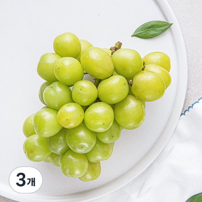 과일진심 샤인머스캣 포도, 500g, 3개