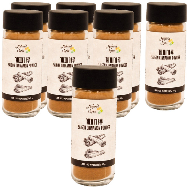 내츄럴스파이스 계피가루, 45g, 8개