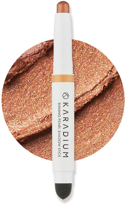 카라디움 샤이닝 펄 섀도우 스틱, 8호 카라멜 골드, 3개