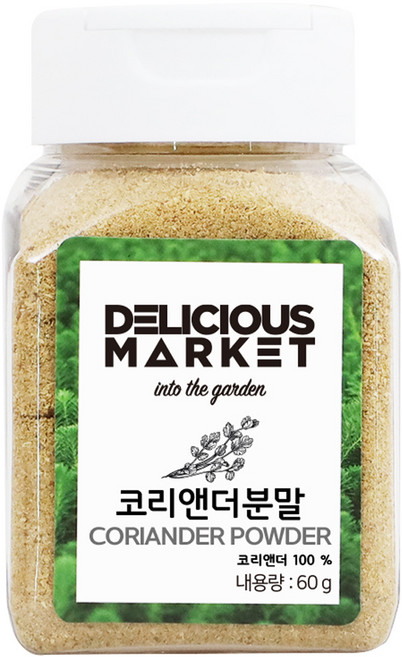 딜리셔스마켓 코리앤더분 소형, 60g, 1개