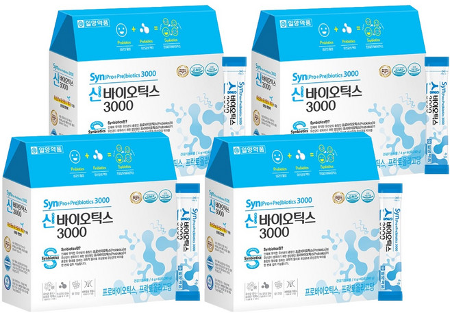 일양약품 신 바이오틱스3000 유산균, 4개, 240g