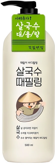 라끄베르 살국수 때밀이 바디필링, 500ml, 1개 - 쿠팡
