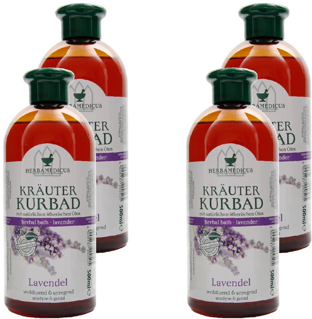 허바메디커스 허벌베스 바디워시 라벤더향, 500ml, 4개