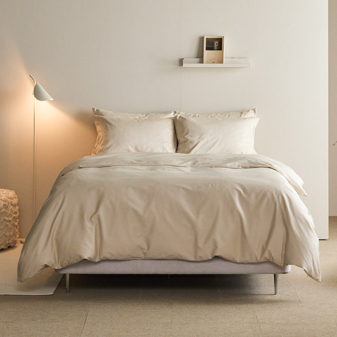 바운티풀 프리미엄 코마사 사틴면 호텔 이불커버, 바닐라버터