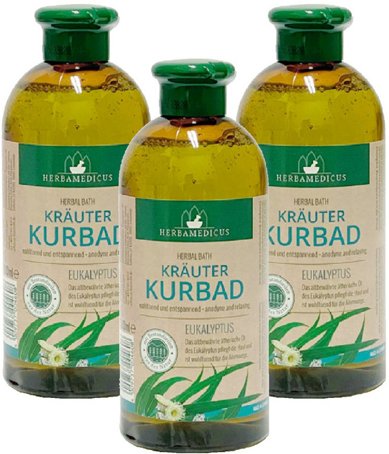 허바메디커스 허벌베스 바디워시 유칼립투스향, 500ml, 3개