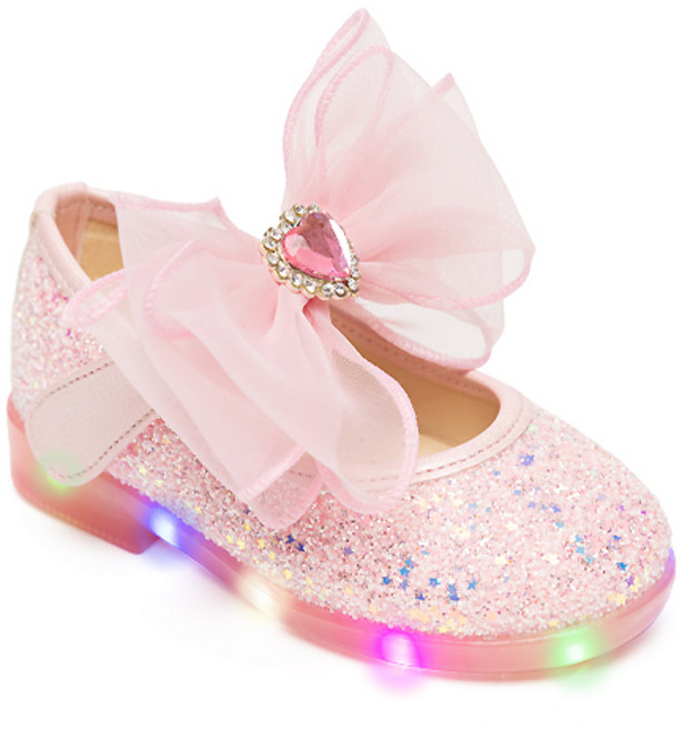 라스텔라 여아용 바비 LED구두