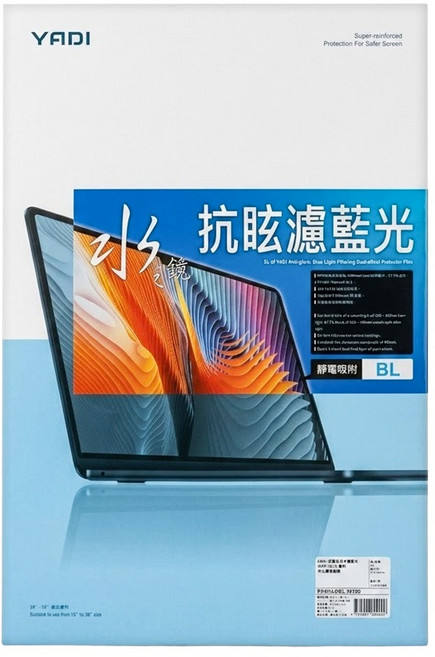 YADI 亞第 防眩抗反光濾藍光 16 : 10 水之鏡保護貼 ASUS Vivobook S16 S3607QA專用 PF4HAGBL-W160 16吋, 1個